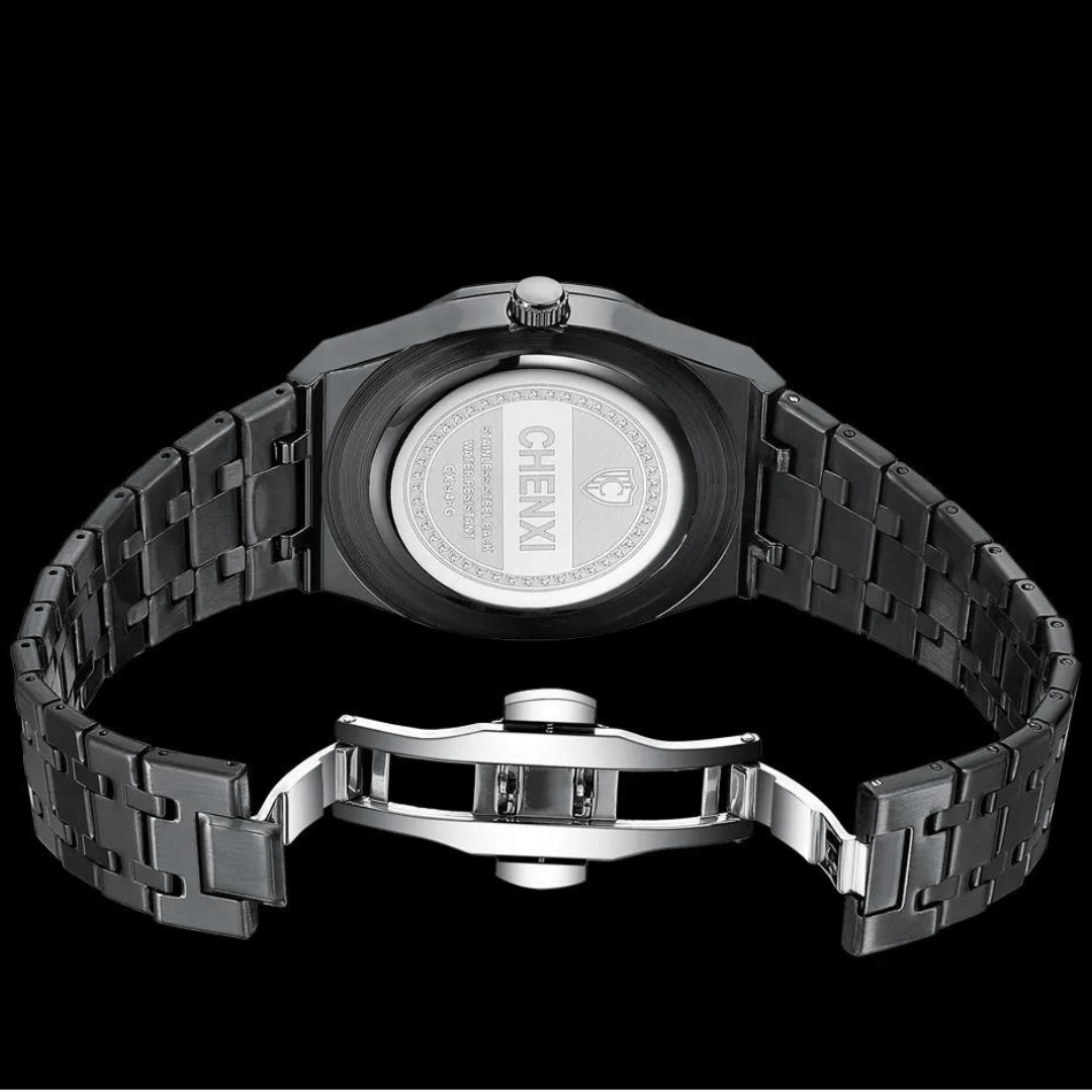 Heren Roestvrijstalen Chrono Horloge - Precisie, stijl, duurzaamheid.