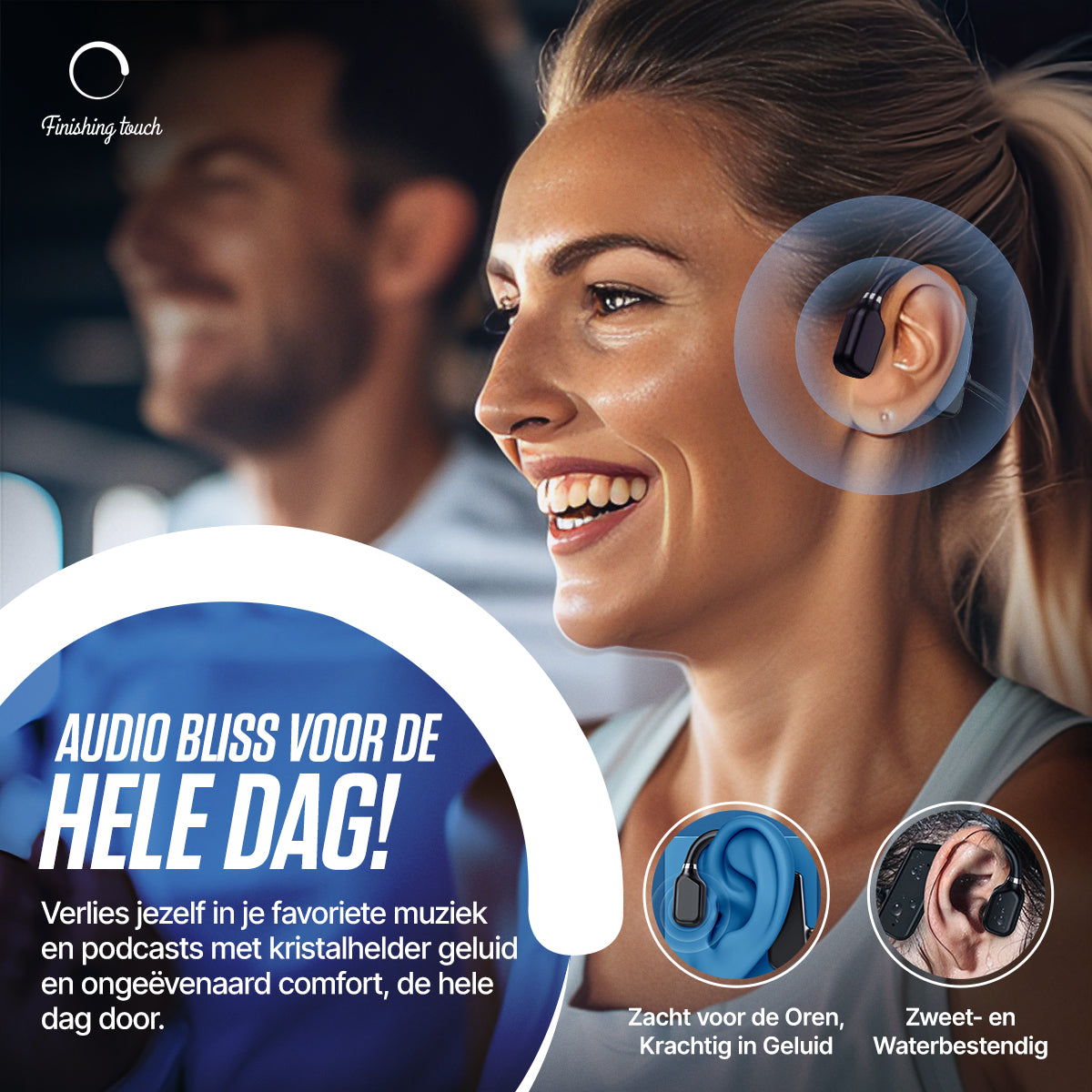 Draadloze Botgeleiding Hoofdtelefoon