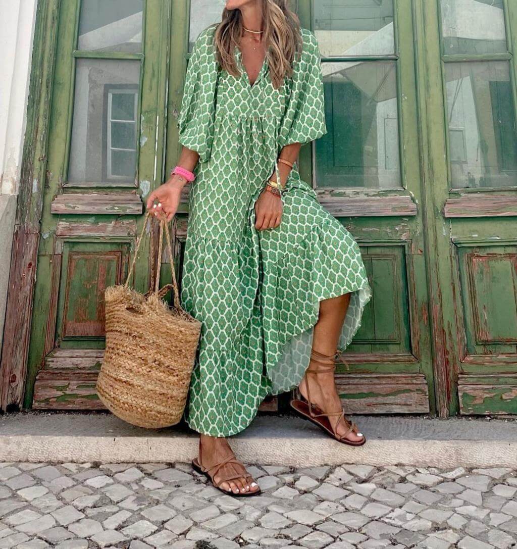 Zomerse Maxi Zomerjurk