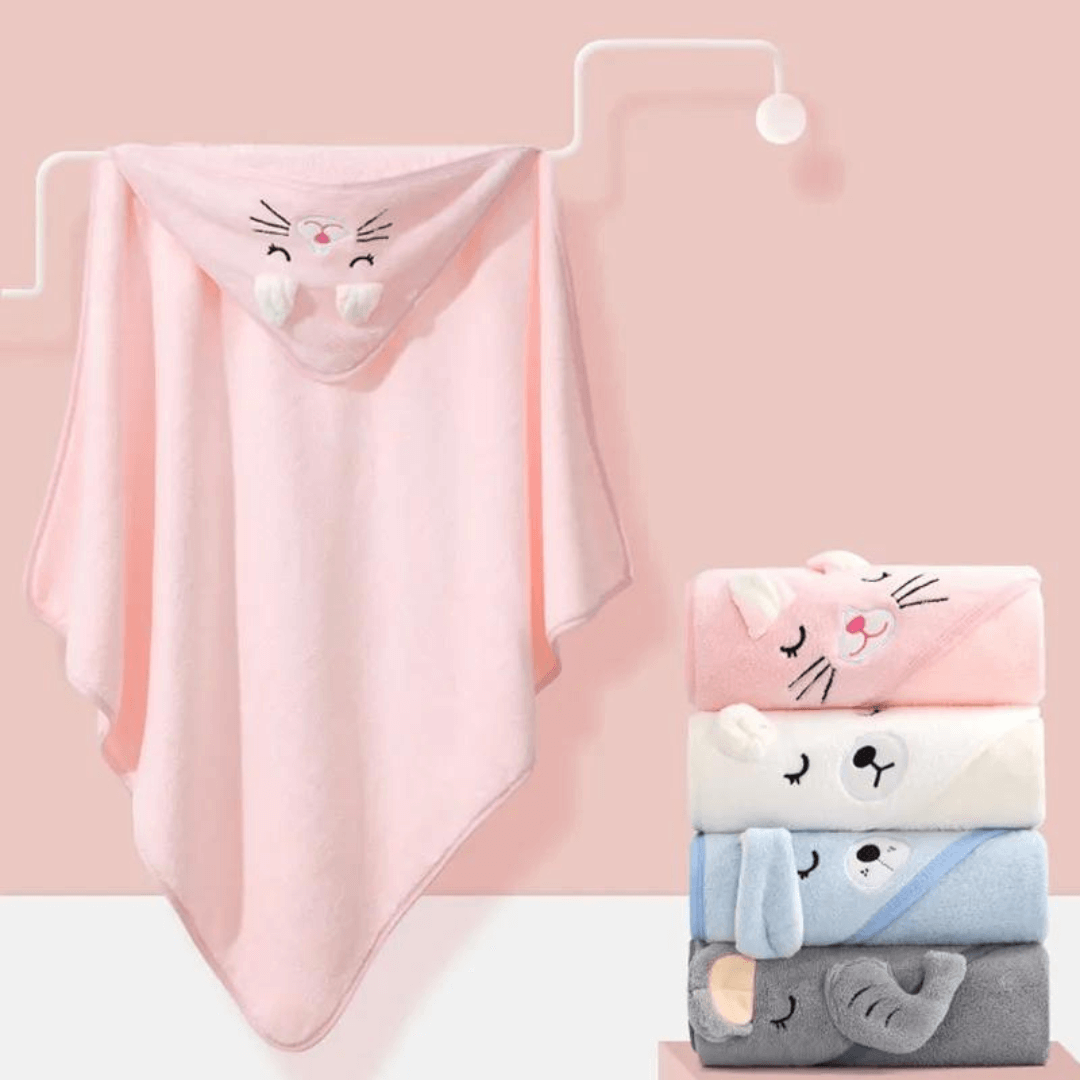 BerenBubbels Baby Badhanddoeken - Lekker speels en warm!