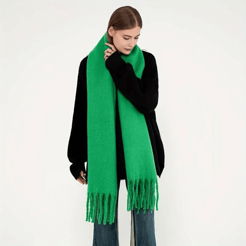 Winterknuffel Geribbelde Sjaal - Lekker dik, warm en comfortabel!