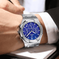 Heren Roestvrijstalen Chrono Horloge - Precisie, stijl, duurzaamheid.