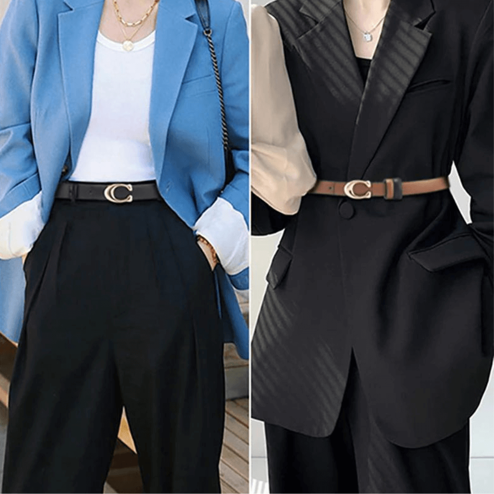 Omkeerbare C-Gesp Riem - Twee looks, één riem