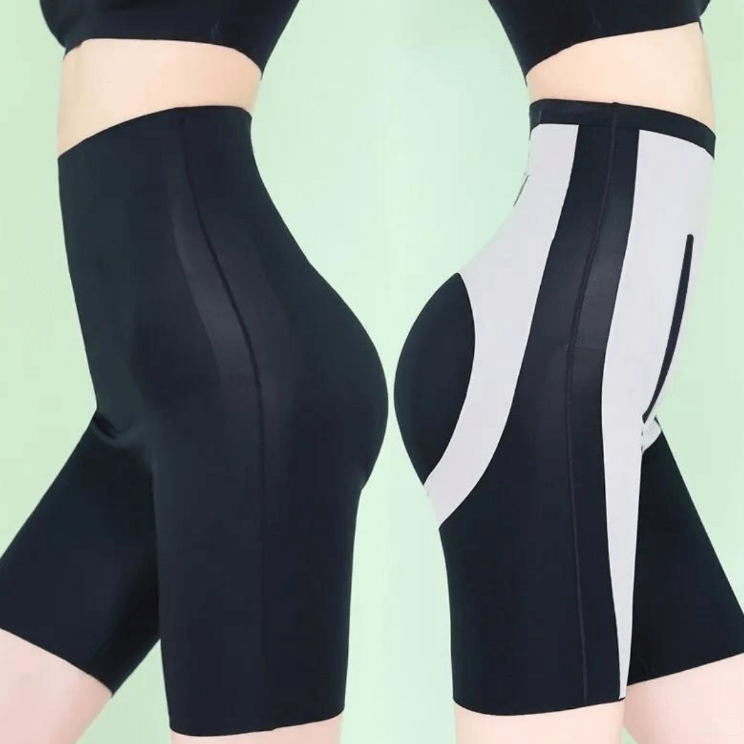 Naadloze Hoge-Taille Shorts - Naadloos, Elegant, Comfortabel.
