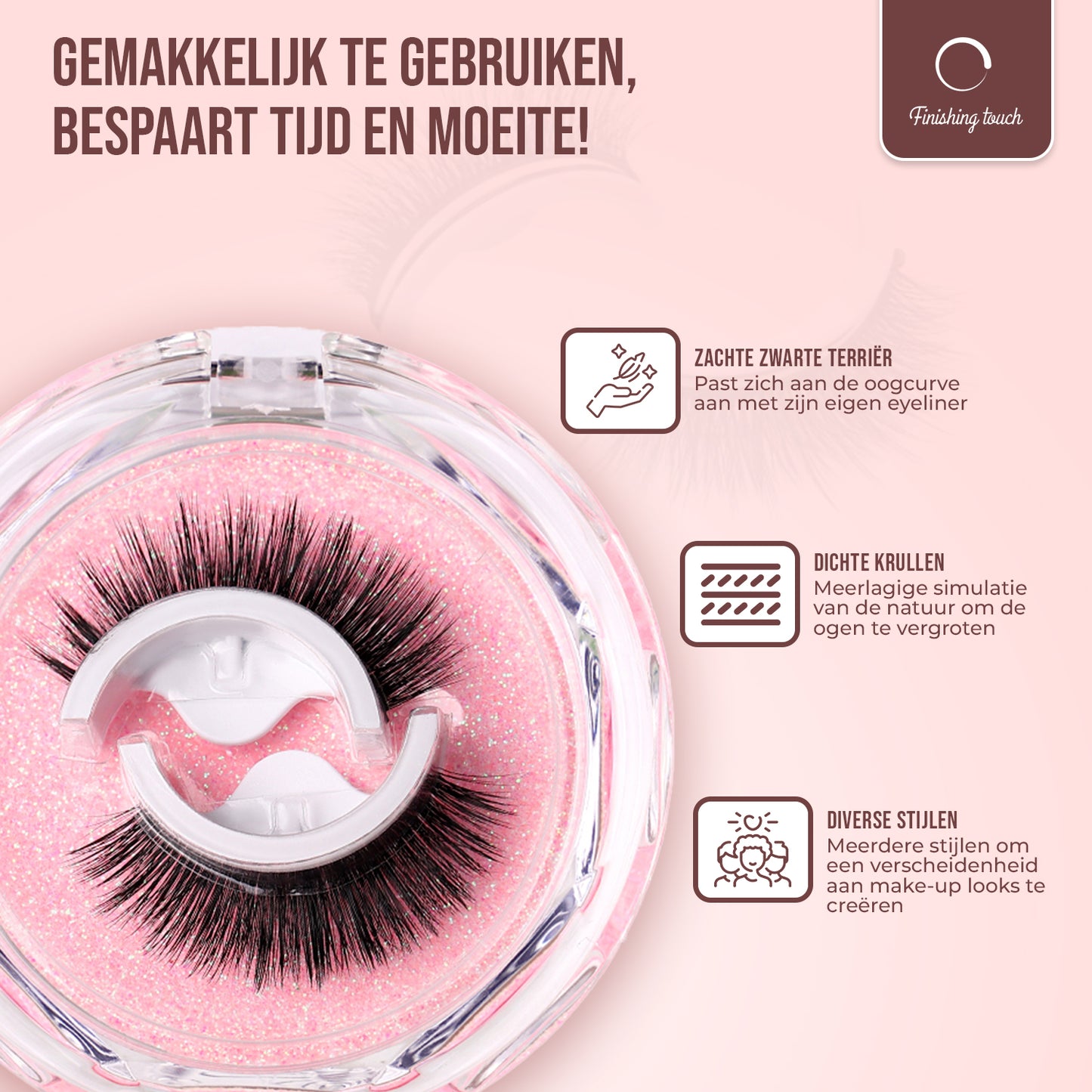 Herbruikbare Natuurlijke Wimpers