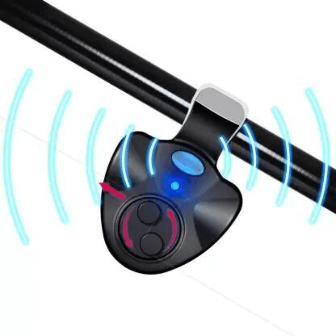 FishFlash Clip-On Visalarm - Nooit Meer Missen, Dag & Nacht.