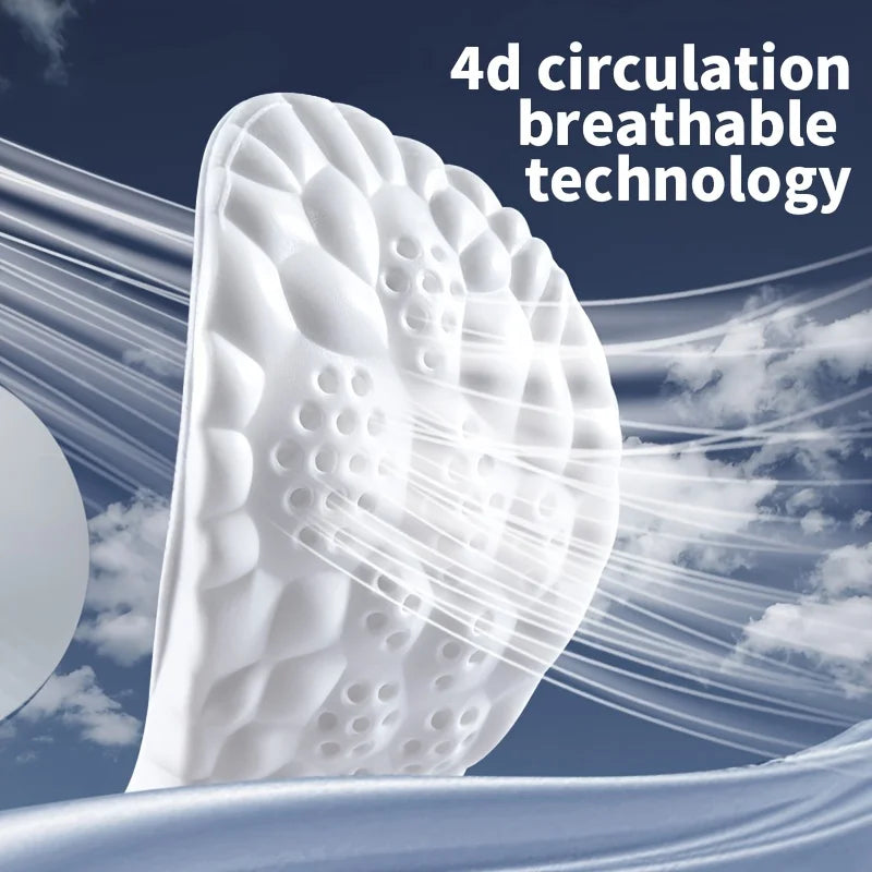 4D Gezonde Inlegzolen met Schokabsorptie en Ademend Materiaal – Perfect voor Sport en Lange Dagen 3