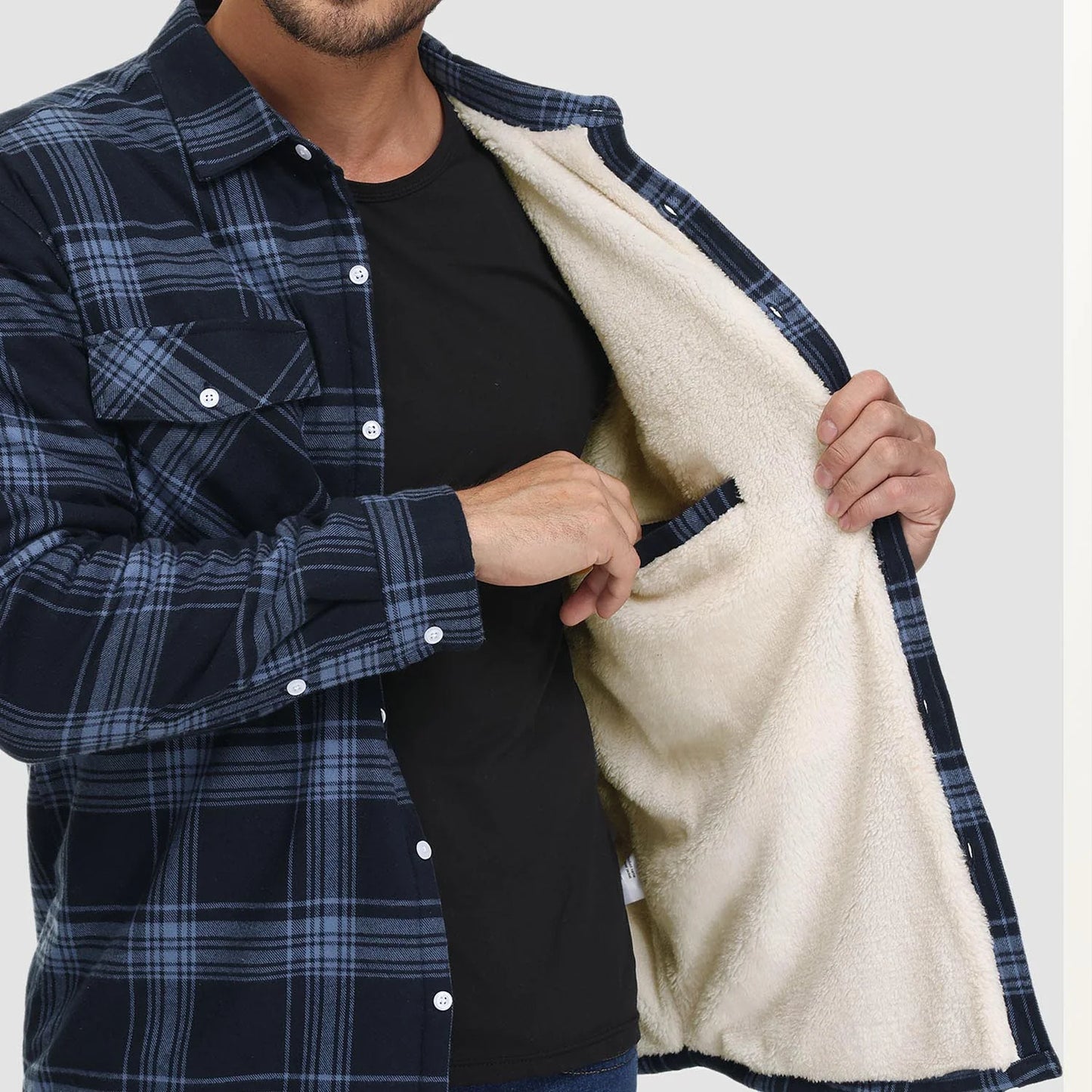 Flanel Fusion Jas - Bescherm jezelf tegen de kou!