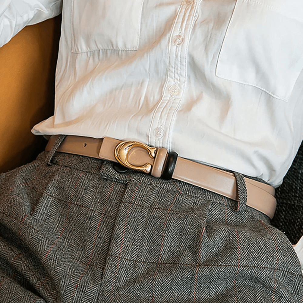 Omkeerbare C-Gesp Riem - Twee looks, één riem