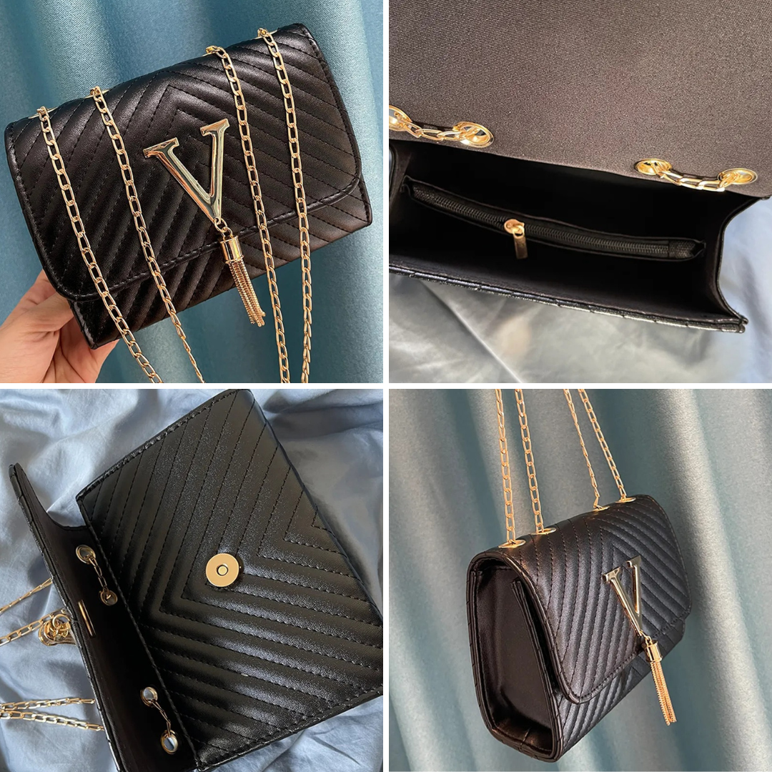 GlamourGrip Tassel Tas - Modieus en duurzaam.