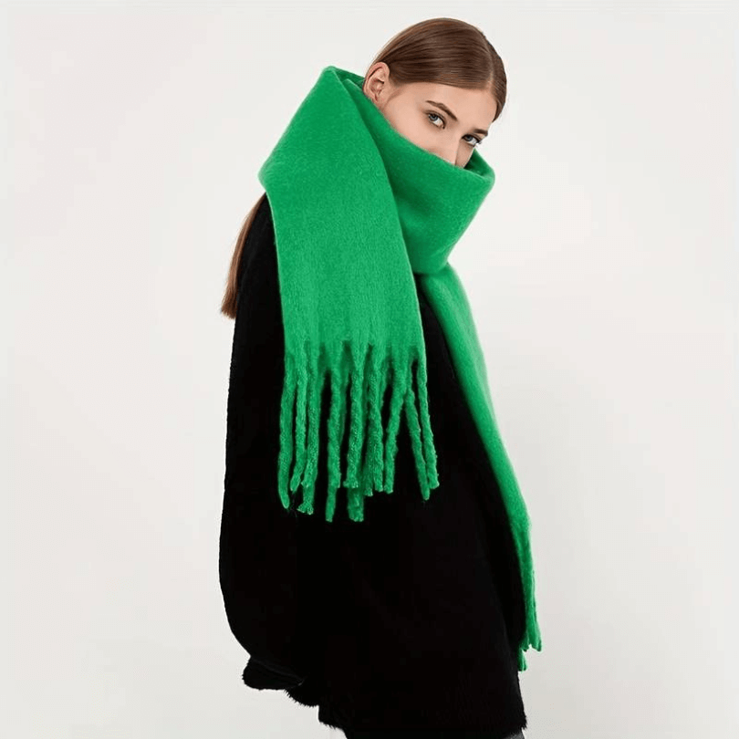 Winterknuffel Geribbelde Sjaal - Lekker dik, warm en comfortabel!