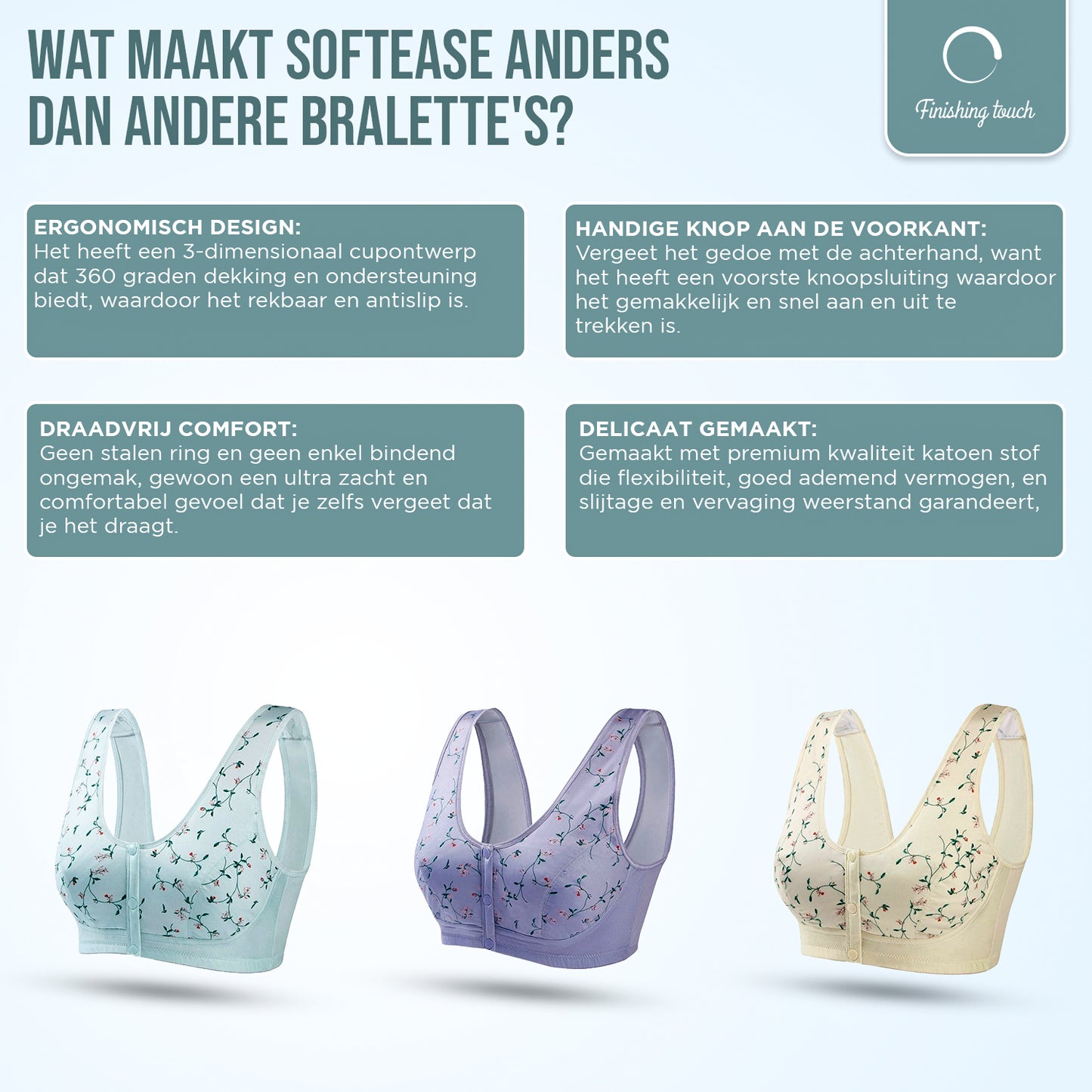 SoftEase - Draadvrije bralette