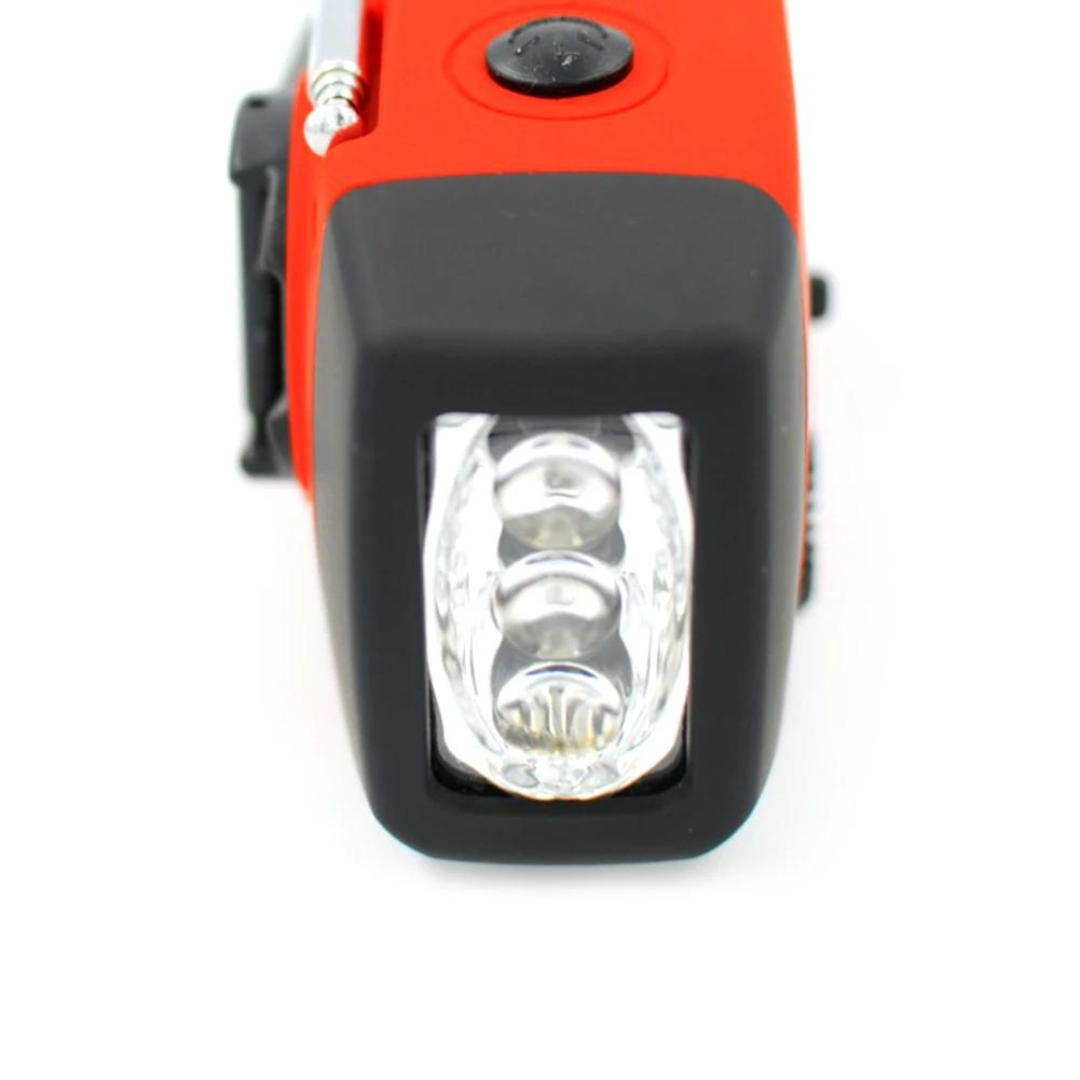 SolarSafe - Noodradio & Zaklamp op zonne-energie en opwindbaar! 2000mAh