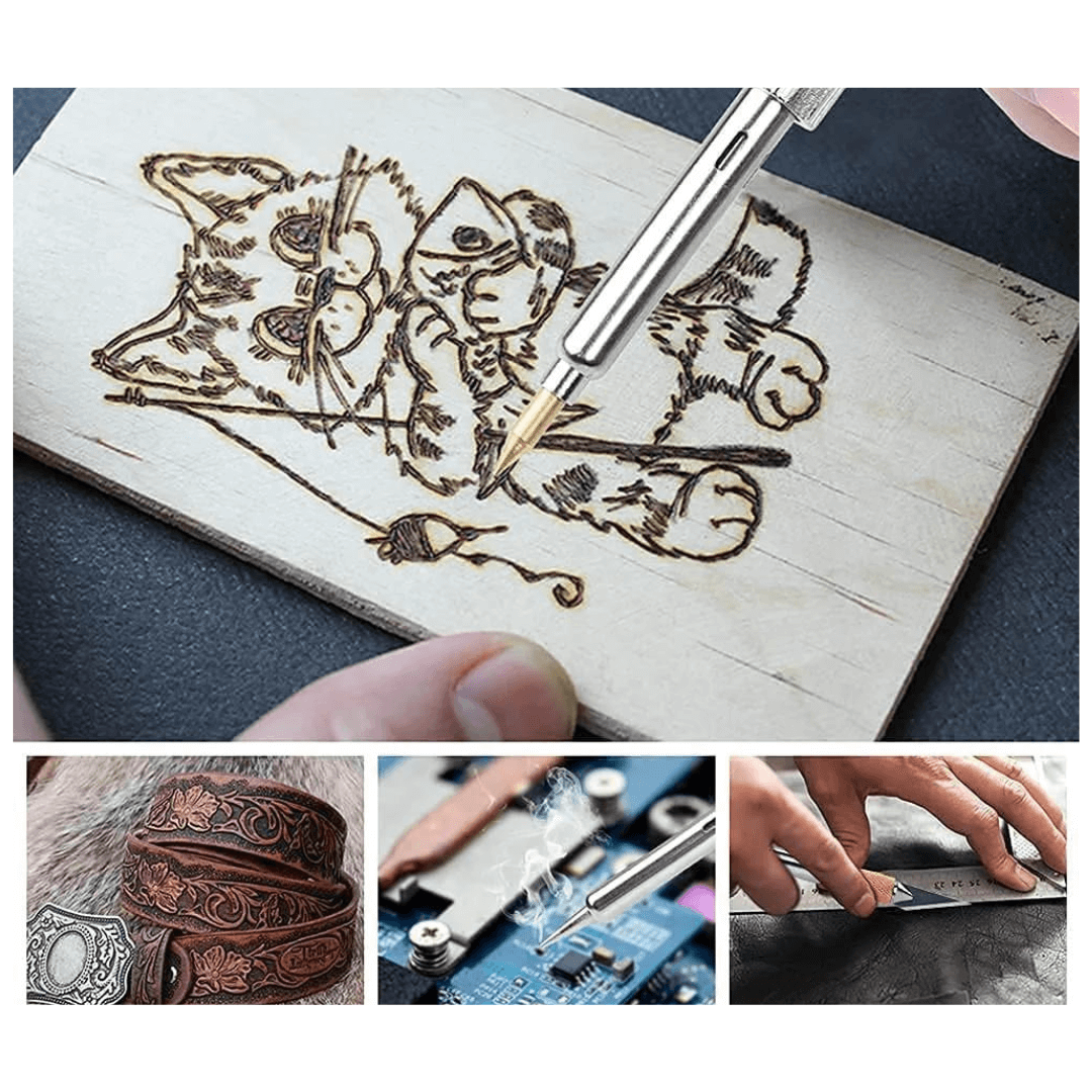 Precisie Pyrografie Pennenset - Breng je creativiteit naar een ander niveau!