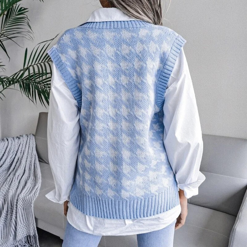 Trendy Geruit Vest - Wees helemaal hip in deze teruggekomen trend!