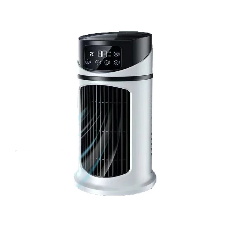 CoolBreeze Pro 3-in-1 Draagbare Luchtkoeler| Waterkoeling & Stoffilter | Thuis & Kantoor