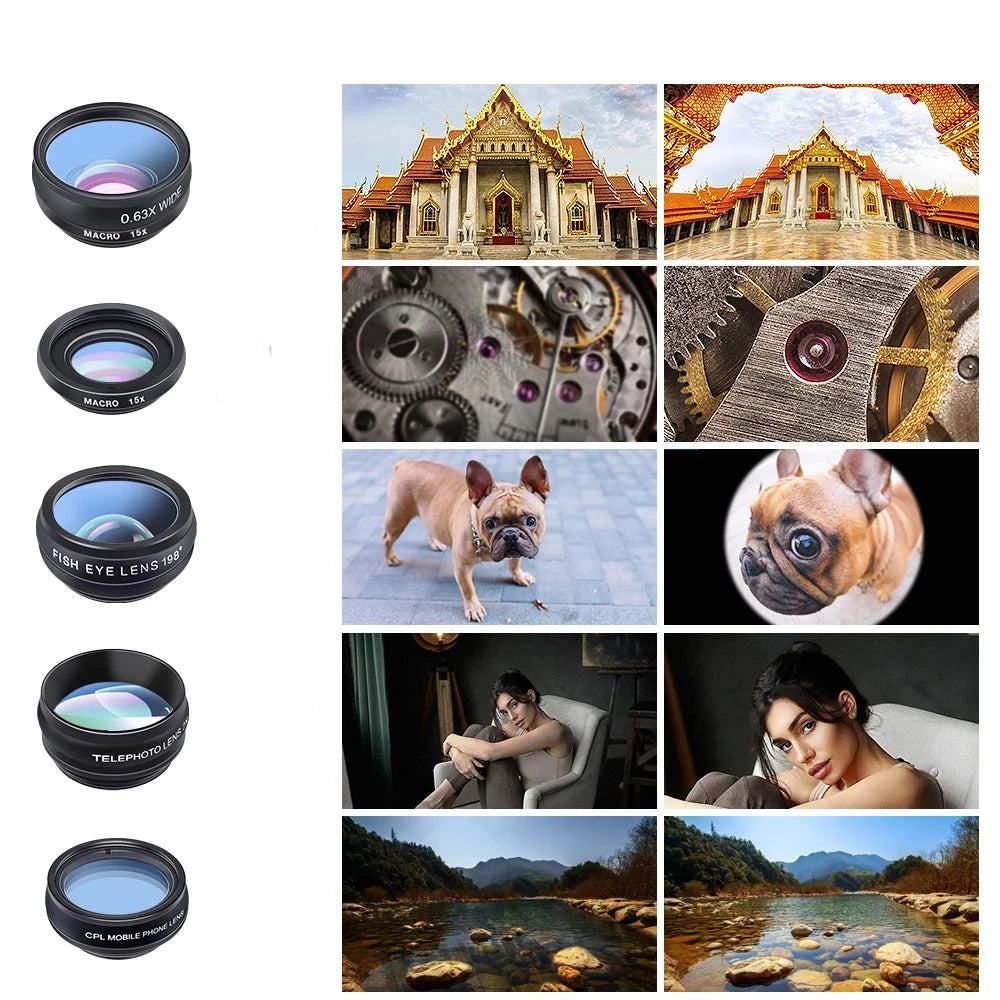VividView Camera Lens Kit - Upgrade de camera van je telefoon in seconden!