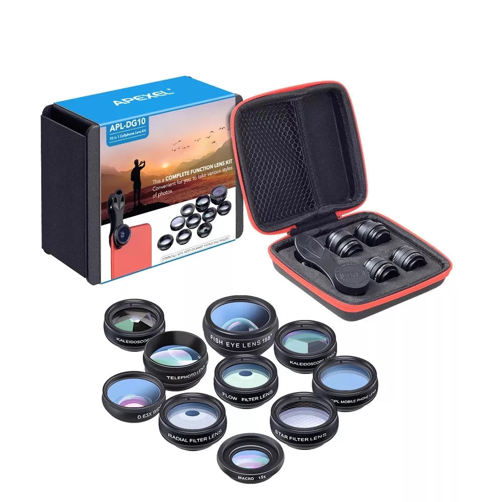 VividView Camera Lens Kit - Upgrade de camera van je telefoon in seconden!