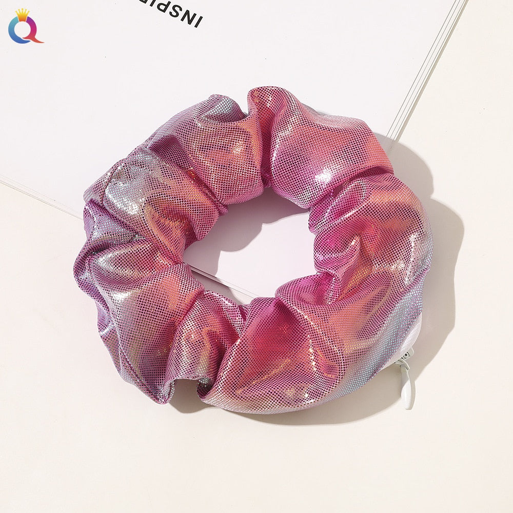 SecretZip - Fluwelen Rits Scrunchies