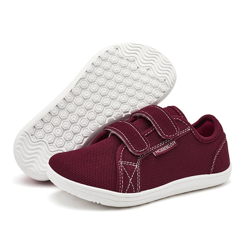 Kinderschoenen Minimalistische Sneakers met Ademend Mesh en Brede Neus voor Comfortabel Spelen en Wandelen 0
