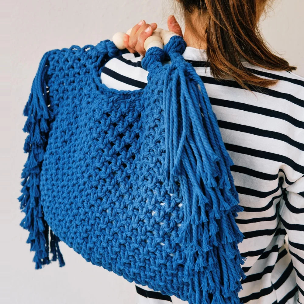 EleganceCarry Luxe - Premium Dames Tote Bag | Grote Capaciteit | Decoratieve Tassels |