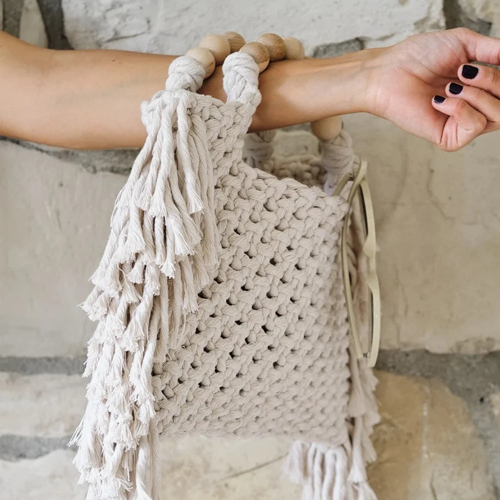 EleganceCarry Luxe - Premium Dames Tote Bag | Grote Capaciteit | Decoratieve Tassels |