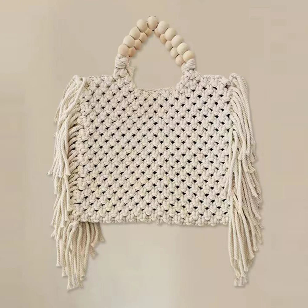EleganceCarry Luxe - Premium Dames Tote Bag | Grote Capaciteit | Decoratieve Tassels |