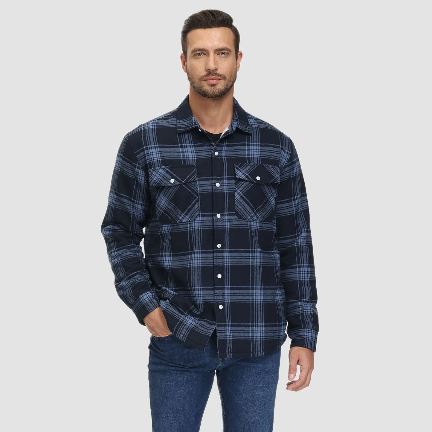 Flanel Fusion Jas - Bescherm jezelf tegen de kou!