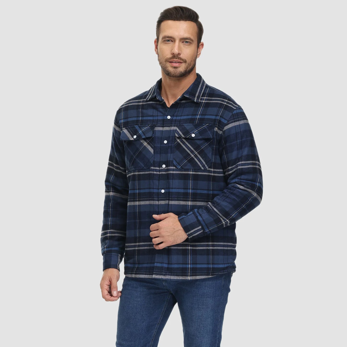Flanel Fusion Jas - Bescherm jezelf tegen de kou!