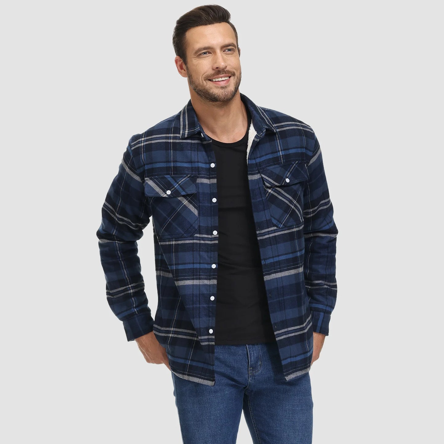 Flanel Fusion Jas - Bescherm jezelf tegen de kou!