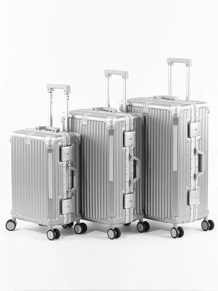 Riwa™ Aluminium Trolley | Multifunctionele Aluminium reiskoffer