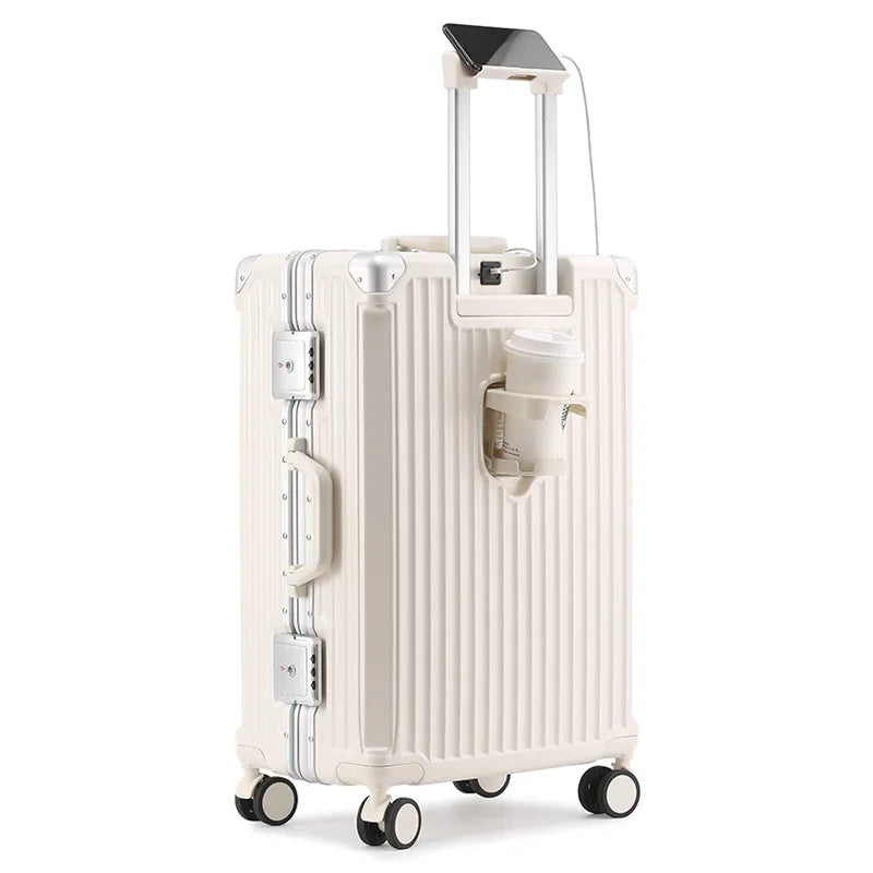 Riwa™ Aluminium Trolley | Multifunctionele Aluminium reiskoffer