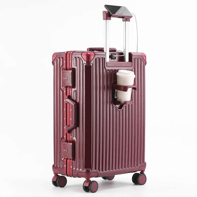 Riwa™ Aluminium Trolley | Multifunctionele Aluminium reiskoffer
