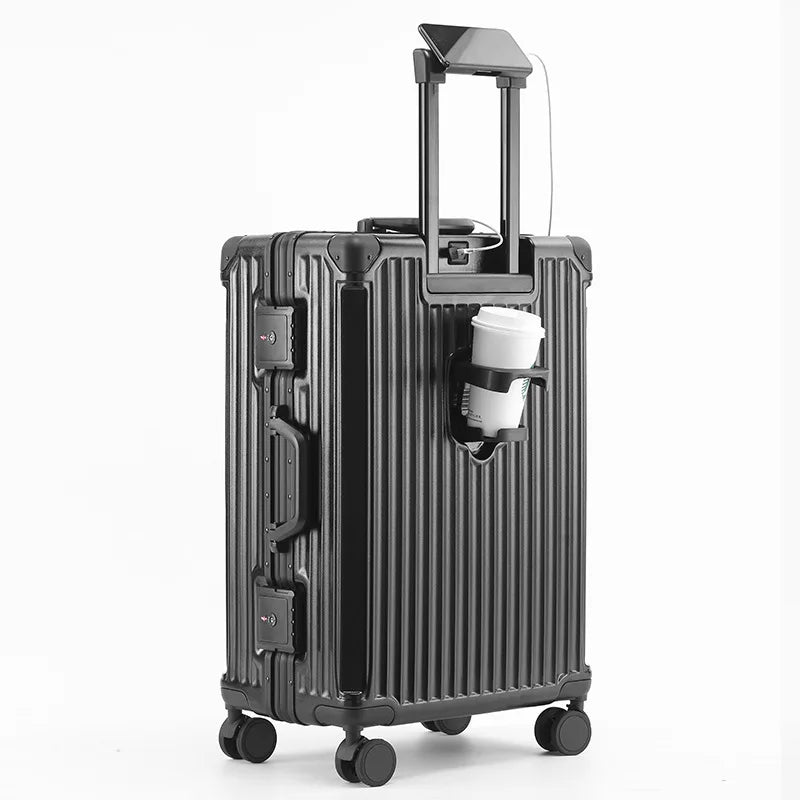 Riwa™ Aluminium Trolley | Multifunctionele Aluminium reiskoffer