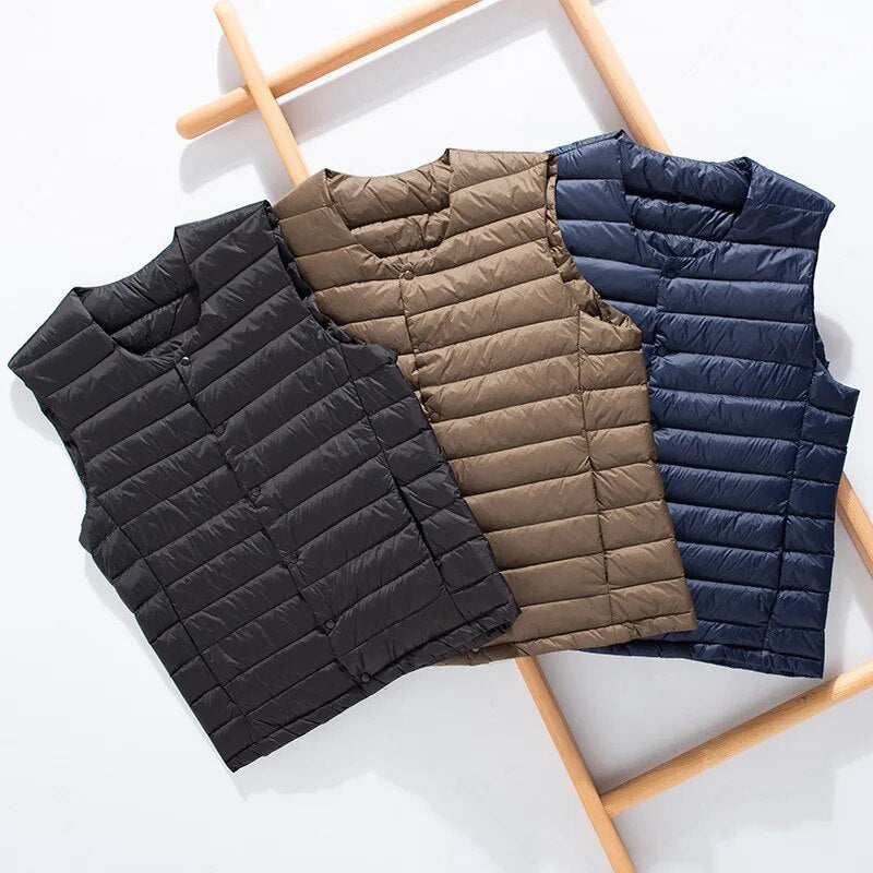 Ultra-Licht Bodywarmer Van Dons - Perfect voor het weer in de lente!
