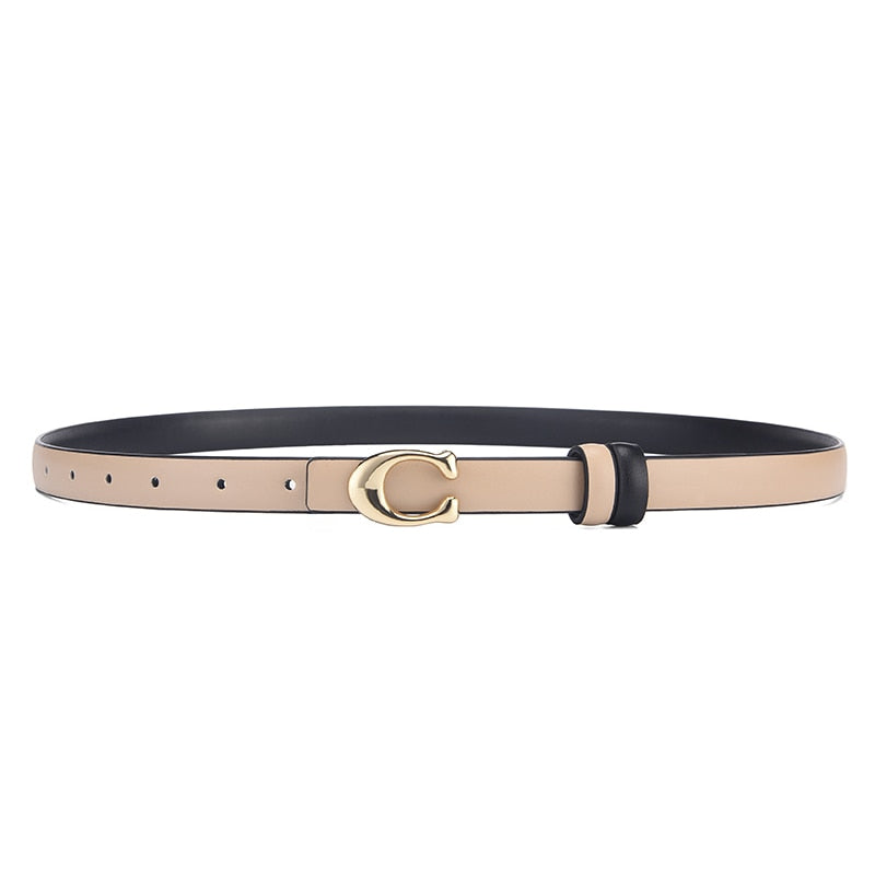Omkeerbare C-Gesp Riem - Twee looks, één riem