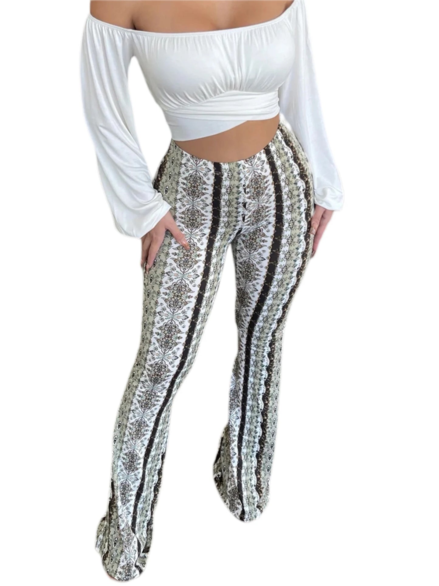 BohoBreeze Wijd uitlopende Lange Broek - Laat je ziel bloeien!