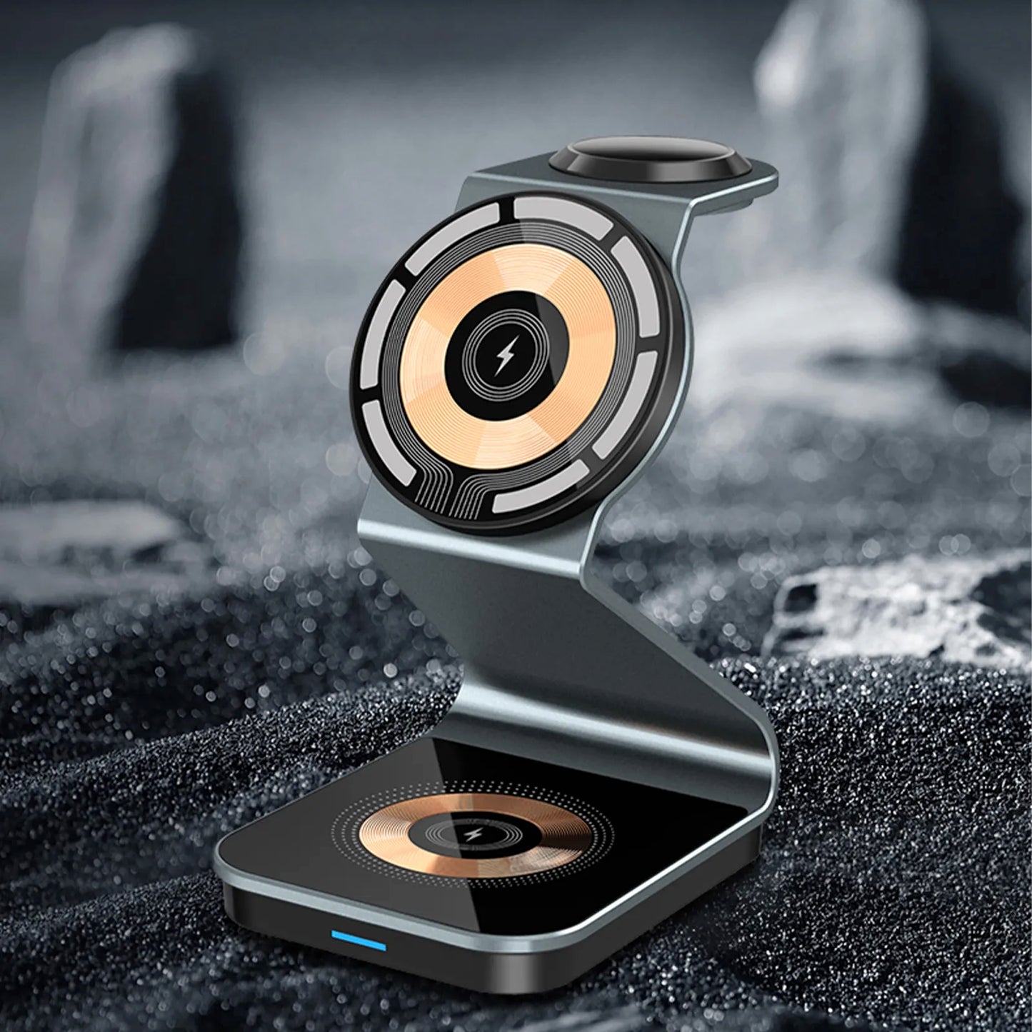 TriCharge 3-in-1 Magnetisch Oplaadstation - Eén station, drie apparaten.
