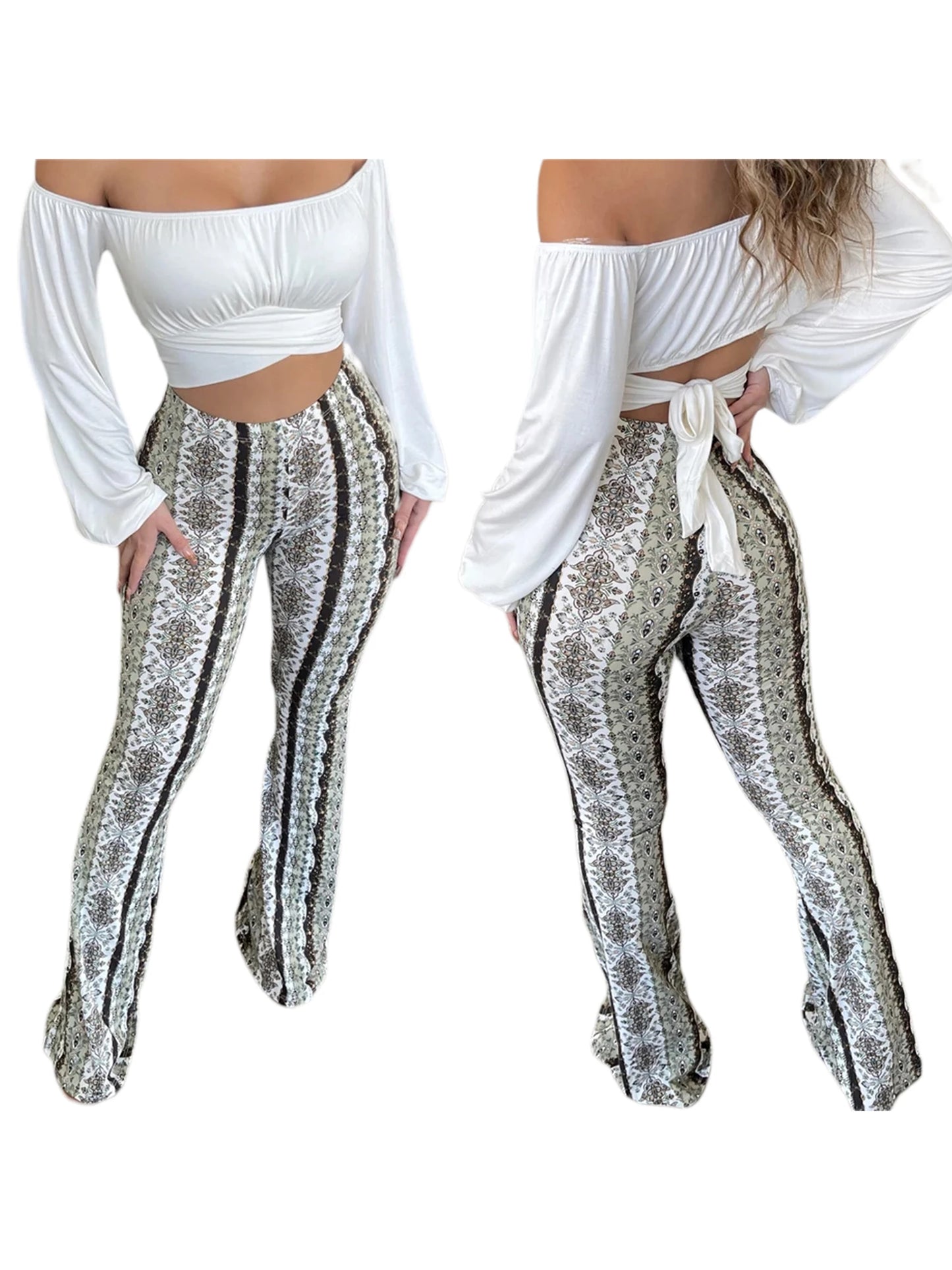 BohoBreeze Wijd uitlopende Lange Broek - Laat je ziel bloeien!