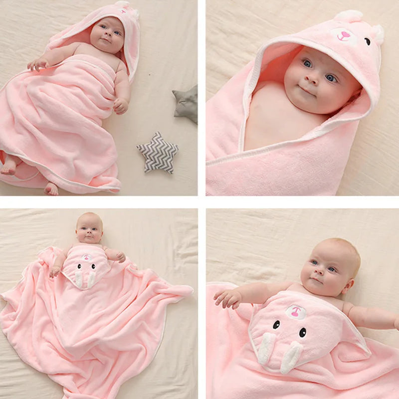 BerenBubbels Baby Badhanddoeken - Lekker speels en warm!