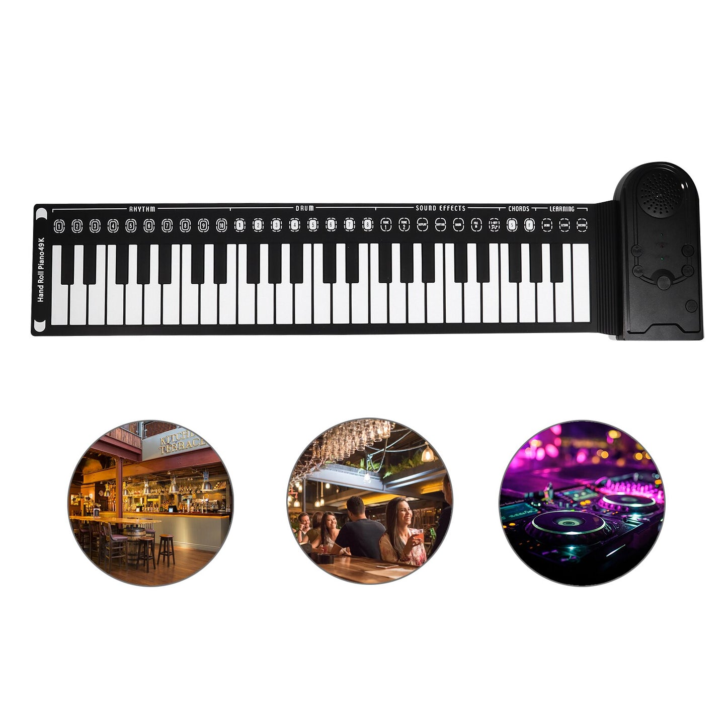 HarmoniFold - 49 Toetsen Leerling Opvouwbare Piano
