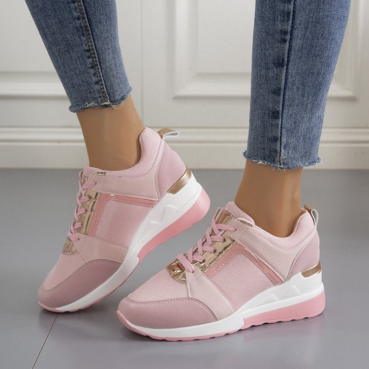 Trendy Plateau Sneaker - Comfort ontmoet klasse