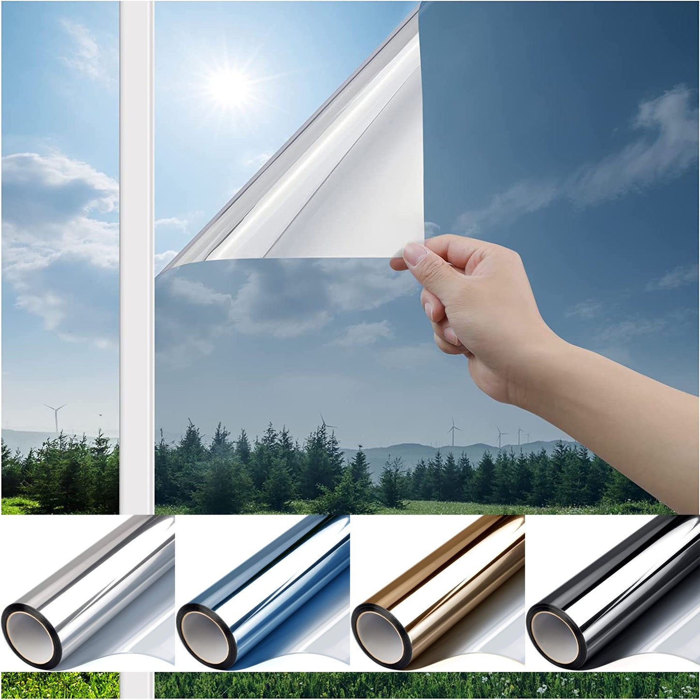 Reflecterende Raamfolie - Beheer de Warmte en Geniet van Privacy.