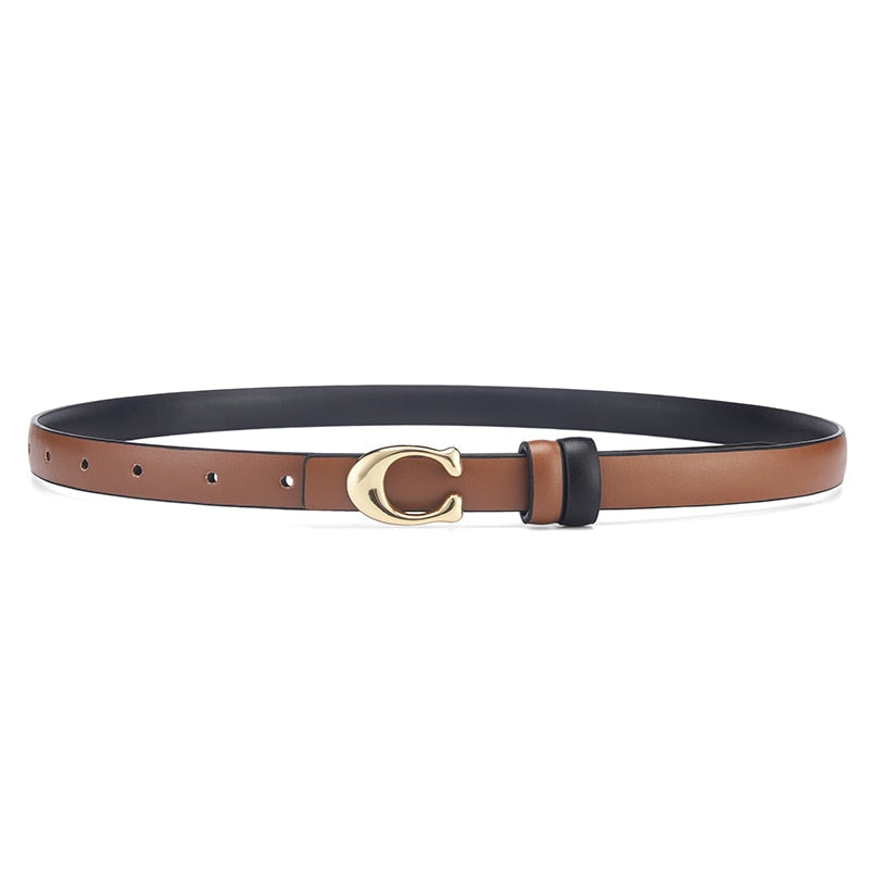 Omkeerbare C-Gesp Riem - Twee looks, één riem