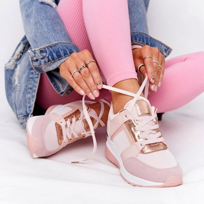 Trendy Plateau Sneaker - Comfort ontmoet klasse