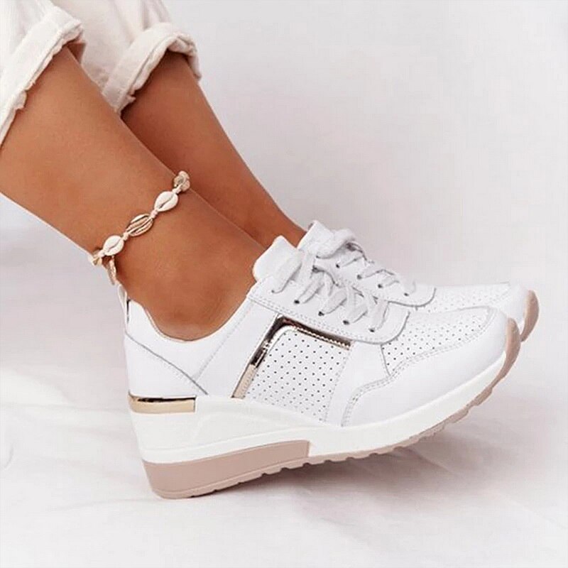 Trendy Plateau Sneaker - Comfort ontmoet klasse