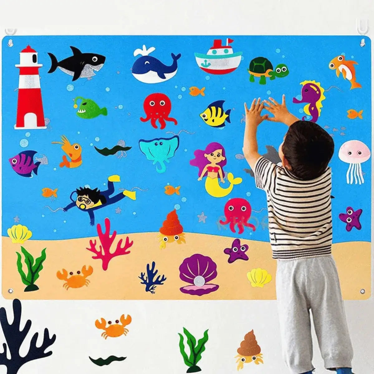 Montessori Verhaalbord - Creëer, Leer, Groei in Fantasie.