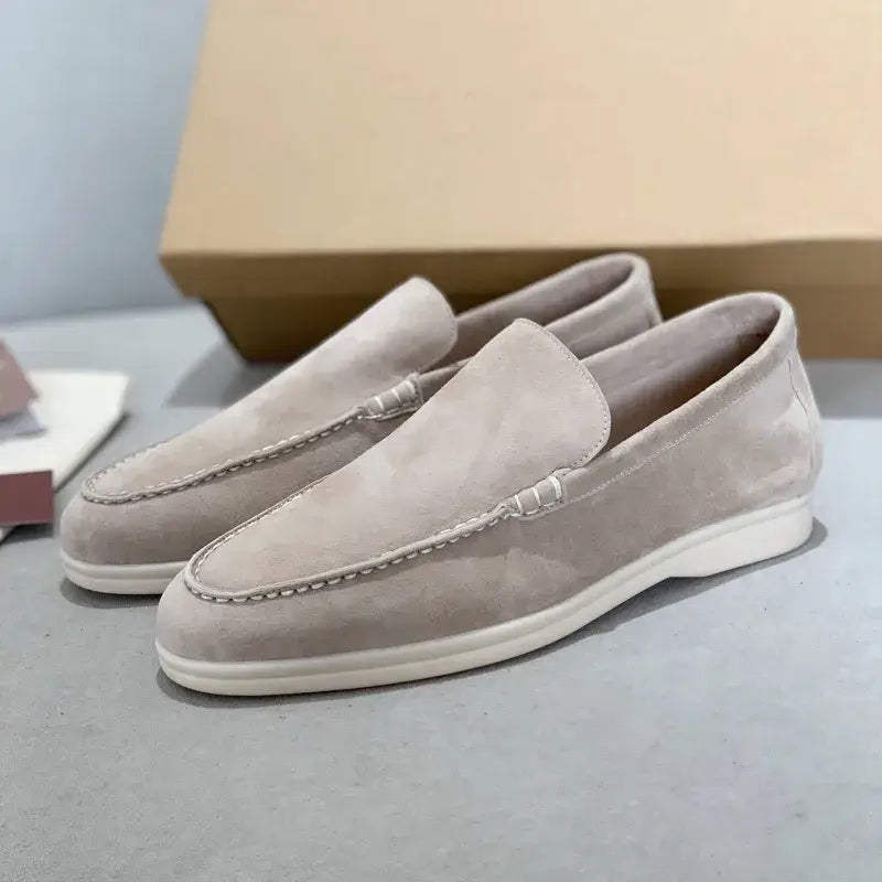 Luxe Suède Loafers - Loop met luxe en gemak.