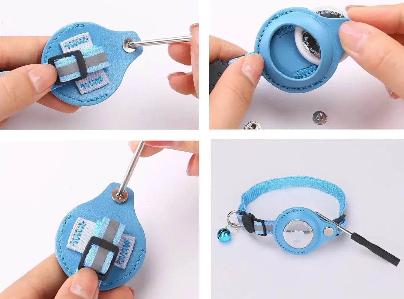 KattenKompas AirHalsband - Kattenhalsband met plaats voor Airtag
