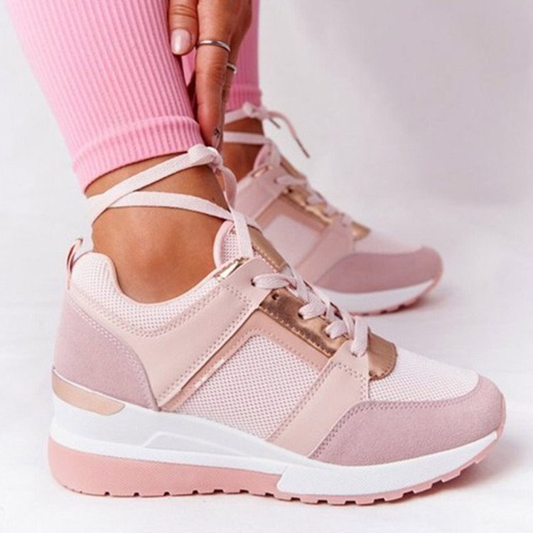 Trendy Plateau Sneaker - Comfort ontmoet klasse